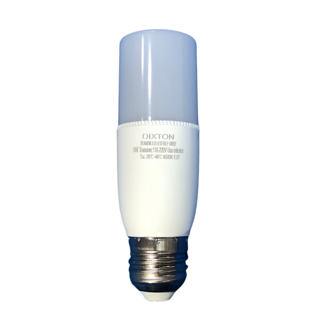 BOMBILLO LED TORPEDO E27 9W 6500K