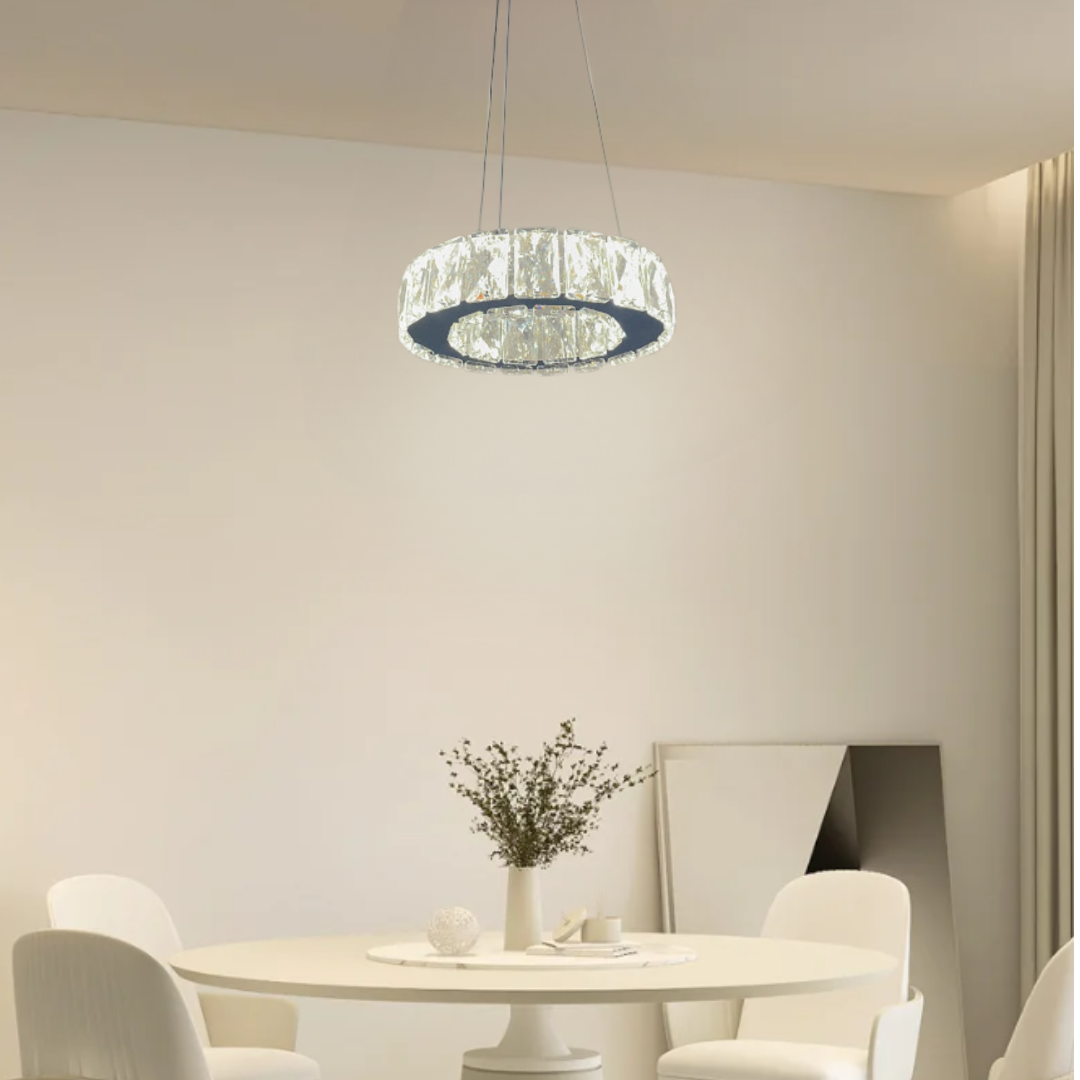 1 LIGHT THIN RING GLASS LED LAMP 