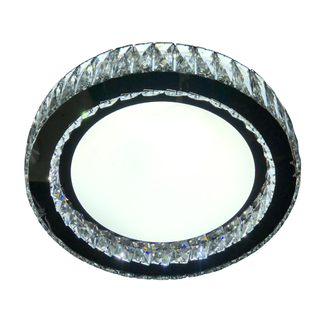 LÁMPARA LED CRISTAL PLAFÓN PEQUEÑO 1 LUZ