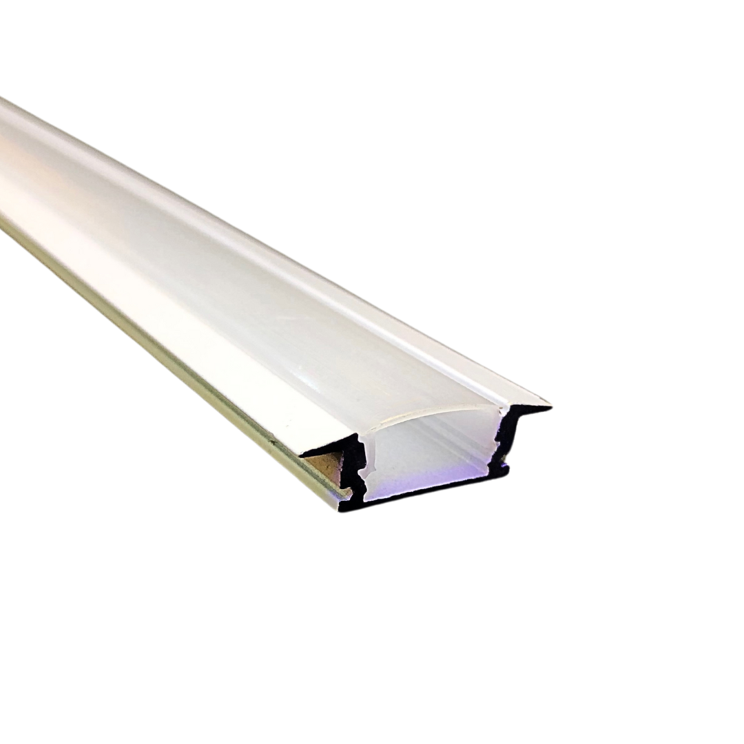 PERFIL DE ALUMINIO PLANO PARA CINTA LED