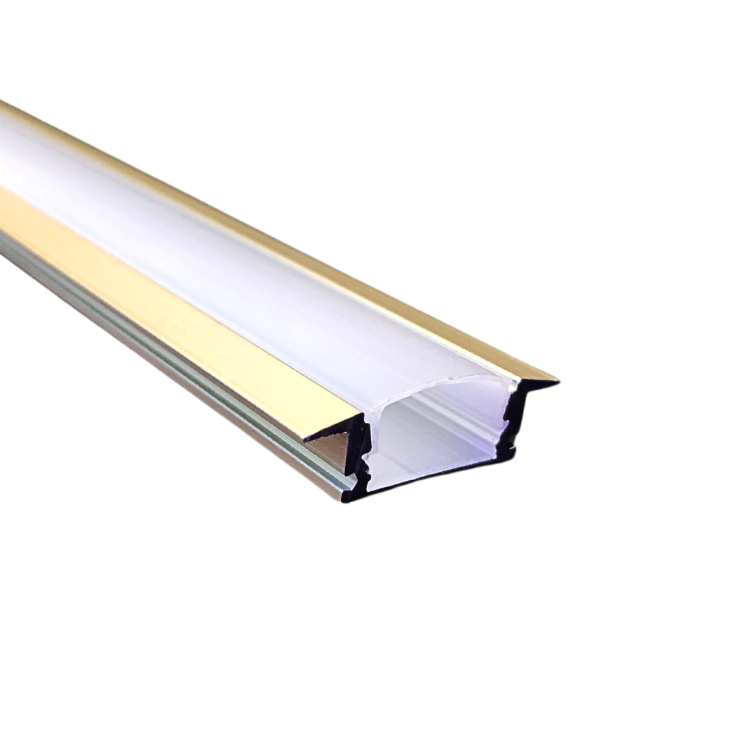 PERFIL DE ALUMINIO PLANO PARA CINTA LED